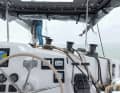 Focussed: All the controls are combined at the helm. This requires getting used to, otherwise things get mixed up during manoeuvres