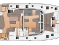 Sitzen, liegen, lümmeln: Alle dunkelbrauen Flächen markieren Sessel, Sofas und Liegen.