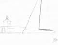 A sketch by the designer Mani Frers