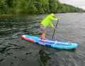 The board runs straight with three fins