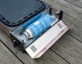 Suitable cartridges: MSF-1a or CP250 from Campingaz