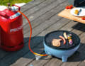 Gas barbecues in the test: With a diameter of 47 centimetres, even a larger crew can be fed