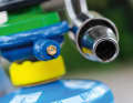 The control on the pressure reducer is not self-explanatory