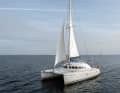 Am Wind: Mit 94 Quadratmeter Segelfläche ist der Lagoon 410 gut unterwegs