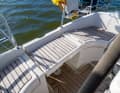 The seat slides down, opening up the passage to the ...