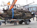 It has to be transported from Norderney to the mainland in the north