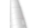 Horizontale : la toile est utilisée en bandes horizontales. Coupe simple et répandue sur les yachts de croisière. Inconvénient : la toile, moins étirée dans le sens de la trame, n'absorbe bien que les forces parallèles à la ralingue arrière.
