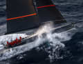 Die ClubSwan 80 „My Song“ schießt auf den Giraglia-Felsen zu