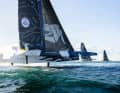 Diese Trimarane stehen aufgrund mehrerer Zusammenstöße mit unbekannten Objekten bei der Arkea Ultim Challenge als Wal-Mörder in Verruf