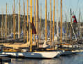Die Liegeplätze im Vieux Port sind rar und weitestgehend den Klassikern und Großen vorbehalten.