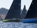 Es geht aber auch modern zu: Die Carkeek 54 „Daguet 5“ prescht voran.