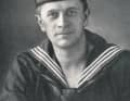 Portrait of Gorch Fock in naval uniform.