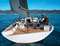 Exciting design language. The round, yet flat bulkhead characterises the view from aft