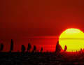 But there are also idyllic beauties to choose from. Here is a unique sunset at Silverrudder, photographed by Christian Gossmann, also from Germany