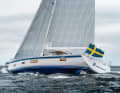 Carbon furling mast from Selden and perfectly profiled Epex sails from Elvström suit the HR 69 perfectly