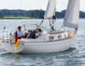 Leichtwind ist nicht die Stärke der Monsun 31, aber das entschleunigte Segeln macht trotzdem Spaß