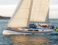 The superstructure is almost completely covered with solar panels with an output of up to 486 watts.
