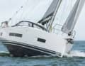 The full hull is strongly drawn in towards the waterline. This keeps the wetted surface area small while maintaining dimensional stability