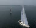 Nel primo giorno di test nel fiordo di Kiel, i finalisti hanno dovuto dimostrare le loro caratteristiche di vento leggero.