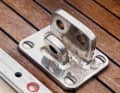 Results such as those achieved on this jib fitting are achievable, but not a high gloss. These cleaners are also suitable for rust film on railing wires, as they can be rinsed off without leaving any residue