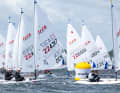 Open competition in the Ilca 6.
