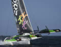 Thomas Coville's "Sodebo Ultim 3" is one of six foiling giants starting the Arkea Ultim Challenge - Brest on 7 January