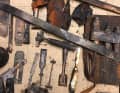 Even machines and tools were not spared