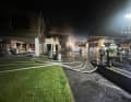 Destruction totale après un grand incendie sur le chantier naval Christen
