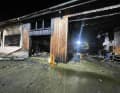 Völlige Zerstörung nach Großbrand auf der Bootswerft Christen