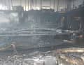 Völlige Zerstörung nach Großbrand auf der Bootswerft Christen