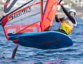 Theresa Steinlein secured nation start number eight for the German Olympic sailors at the iQFoil World Championship off Lanzarote