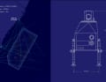The structure (r.) and the positioning of the LiDARs (l.). Laser technology is the basis of the system