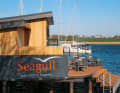 The successful "Seagull" bistro at the Findersen shipyard in Kappeln near the museum harbour