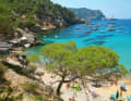 Benirrás Bay on the north coast of Ibiza