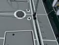 The Traveller works far aft in the open stern,...