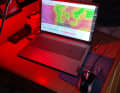 The harbour WiFi is still working: Watching the weather in the night watch