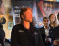Farewell among friends: Boris Herrmann last night at his farewell party in front of the Vendée Globe