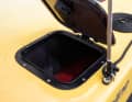 ... is equipped with four hatches for stowing equipment