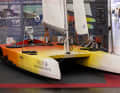 Special features are the buoyant hulls and the hard deck