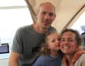 Denis, Julia and Paulina Merkel on the Koopmans "Atlantik"