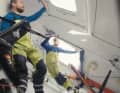 Auf der Seite. Kevin Escoffier und Tom Laperche beim Versuch, das Boot wieder aufzurichten | Team Holcim PRB/J. Champolion