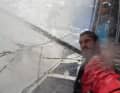 Time to shift down a gear: On-board reporter Antoine Auriol takes us on deck. A few hours later, the wind was gusting at more than 50 knots | Team Malizia/A. Auriol