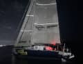 Nicolas Manthos crossed the finish line off Plymouth earlier than expected on Wednesday night.