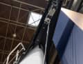 Multifunctional. The GRP bowsprit also holds the anchor, which can be conveniently raised standing up via a block in the anchor locker. Clever!