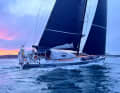The American's Class 40 "First Light" appears to be in pristine condition after 130 days at sea