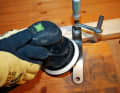 2. an eccentric sander can also be used with sandpaper grits from 400
