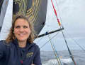 Clarisse Crémer auf ihrem neuen Imoca "L’Occitane en Provence"