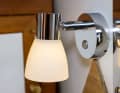 The new LED reading lights are better suited to the Püttingen, they can also be dimmed and have a practical USB socket