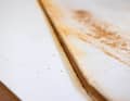 Halve: ... This guides the saw blade without blunting it. Curves are cut with one corner of the segment blade. The saw should cut the pencil line exactly in half