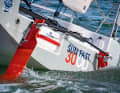 Simple, efficient and easy to repair in an emergency. The rudder blades are attached to the stern